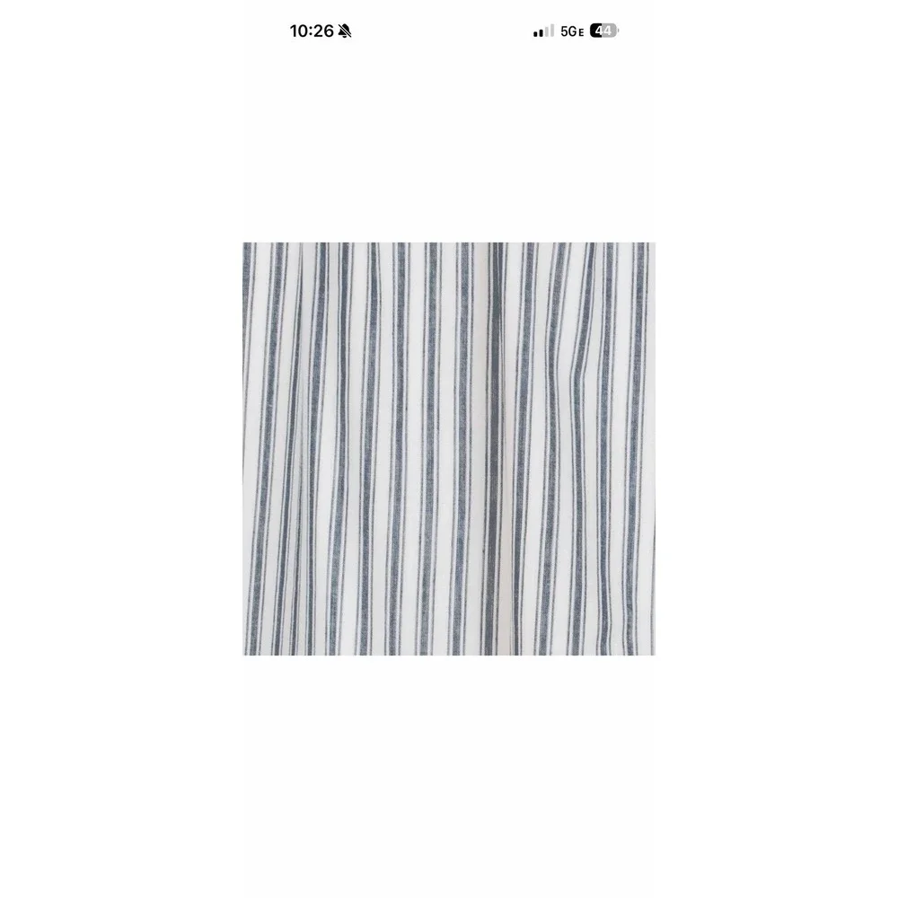 Sawyer Mill Farmhouse Blue Ticking Stripe Standard Sham 21x27 VHC Brands Cottage
